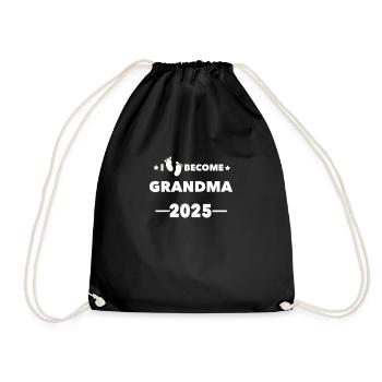 Je deviens grand-mère 2025 - Sac de sport léger - noir - Devant