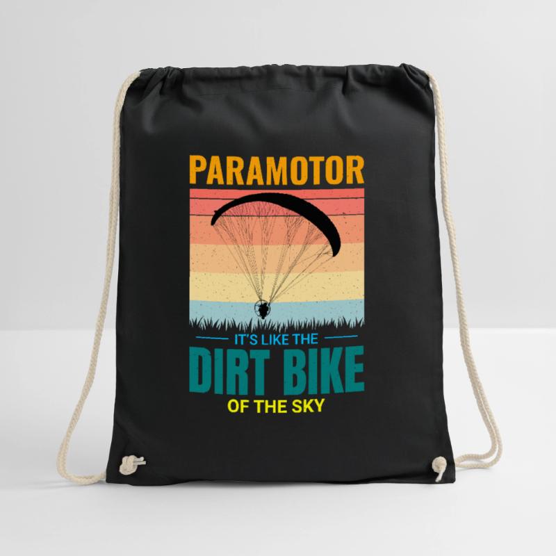 Paramotor Pilot Paramotoring Powered Paraglider Drawstring Bag