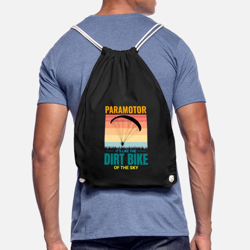 Paramotor Pilot Paramotoring Powered Paraglider Drawstring Bag