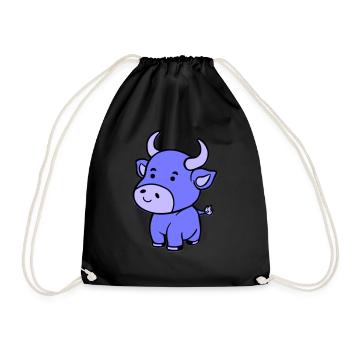 cow baby - Turnbeutel - Schwarz - Vorne