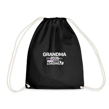 Grand-mère 2026 Pieds de Bébé - Sac de sport léger - noir - Devant