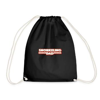 Papa de plongée en apnée - Papa Lustig - Sac de sport léger - noir - Devant