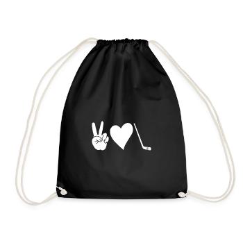 Hockey Players Hockey - Drawstring Bag - black - Front
