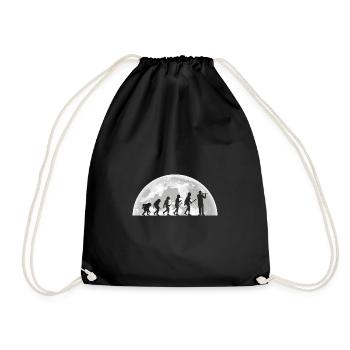 Flautist Evolution Flute - Drawstring Bag - black - Front
