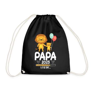 Papa 2023 Chargement - Sac de sport léger - noir - Devant