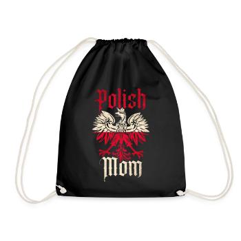 Pologne mère polonaise - Sac de sport léger - noir - Devant