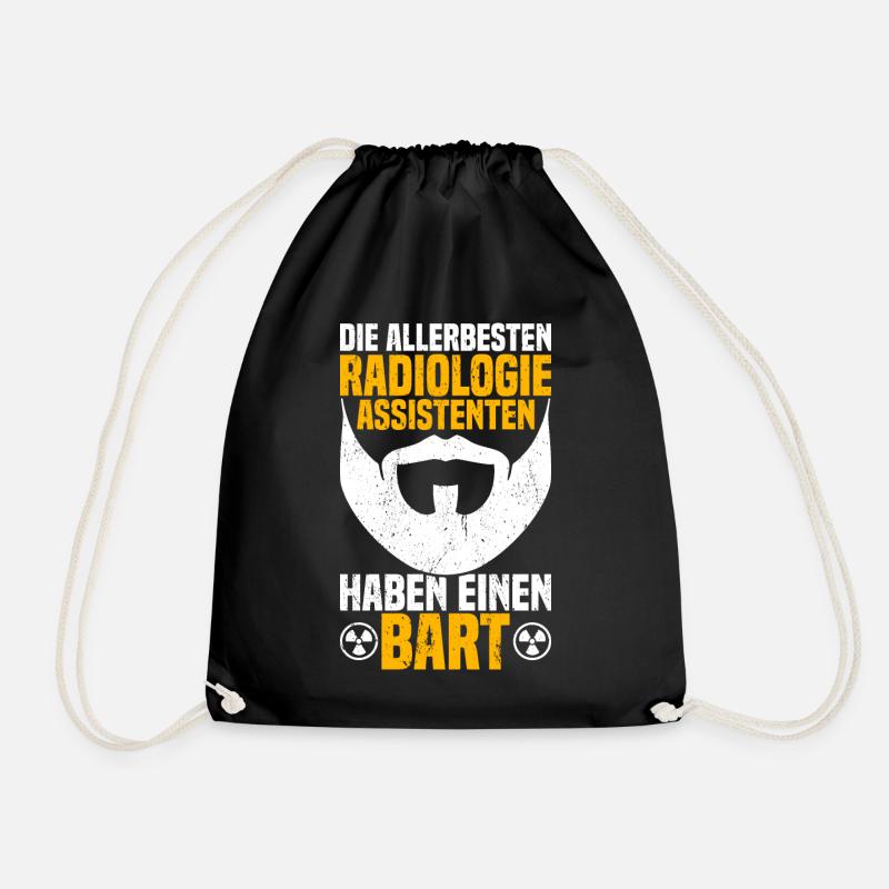 MTRA Medizinisch-Technischer Radiologie Assistent - Turnbeutel - Schwarz