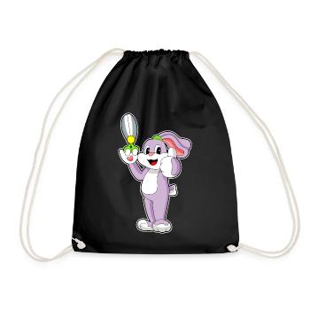Ciseaux de coiffeur lapin - Sac de sport léger - noir - Devant
