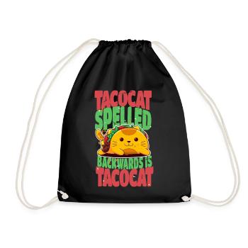 Taco - Turnbeutel - Schwarz - Vorne