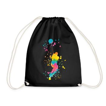 Hammer Thrower Colorsplash Hammer Throw - Drawstring Bag - black - Front