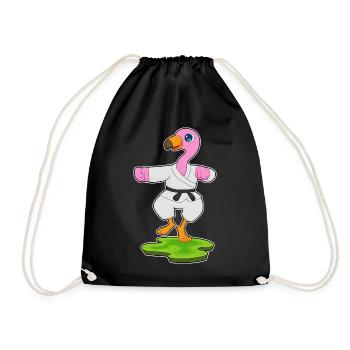 Karate Flamingo arts martiaux - Sac de sport léger - noir - Devant