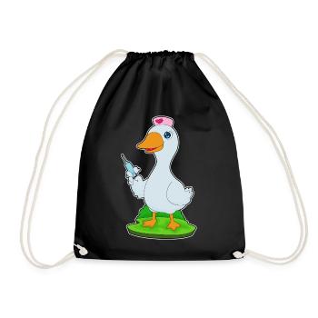 Infirmière Canard Vie Quotidienne - Sac de sport léger - noir - Devant