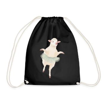 Mouton Ballerine - Sac de sport léger - noir - Devant