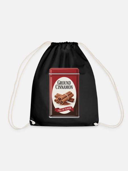 Ground Cinnamon Zimt Full Of Flavor - Turnbeutel - Schwarz