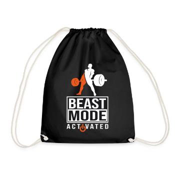 Chemise de sport / Chemise de fitness - Sac de sport léger - noir - Devant