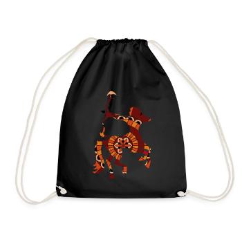 Sagittarius Zodiac Sign Horoscope Astrology - Drawstring Bag - black - Front