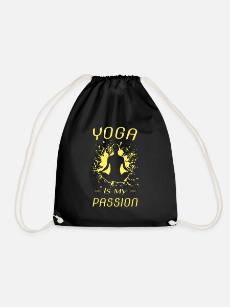 YOGA, Yogi - Turnbeutel - Schwarz