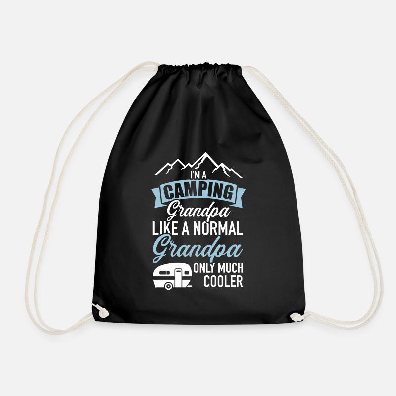 Caravan - Drawstring Bag - black