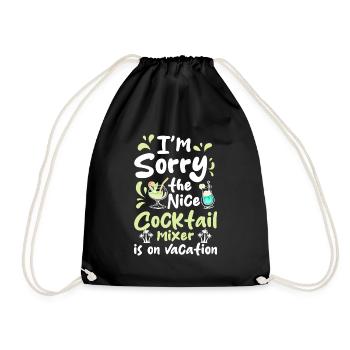 Cocktail Mixer Beer Spirit - Sac de sport léger - noir - Devant