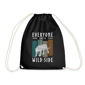 Afrique, Nature Sauvage, Jaguar, Prédateur - Sac de sport léger - noir - Devant