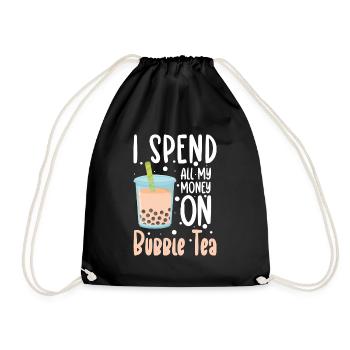 Kawaii Cute Delicious - Drawstring Bag - black - Front