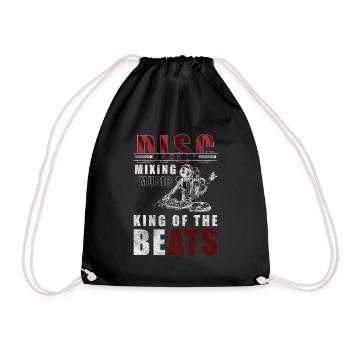 Dj Celebrate Vinyl - Drawstring Bag - black - Front
