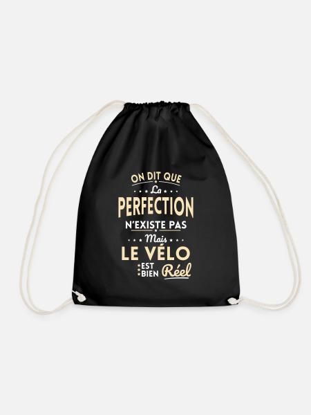 La Perfection n'existe pas le Vélo est bien Réel - Sac de sport léger - noir