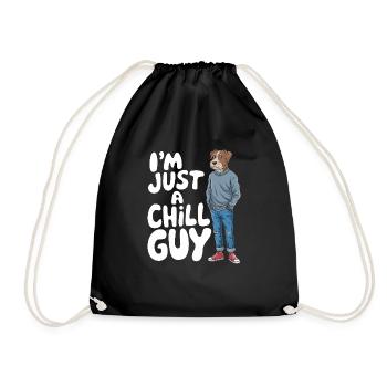 Je ne suis qu’un mème Chill Guy - Sac de sport léger - noir - Devant