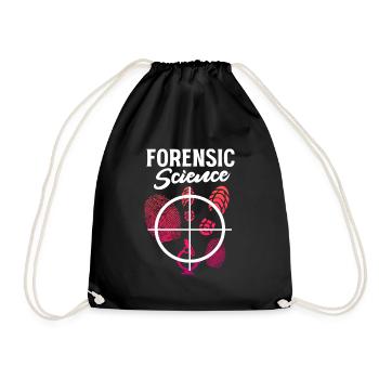 Forensic Science – Criminal Psychologist - Drawstring Bag - black - Front