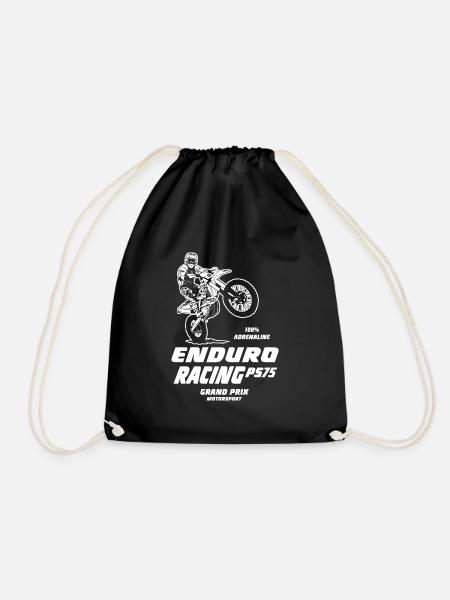 Enduro Offroad - Turnbeutel - Schwarz