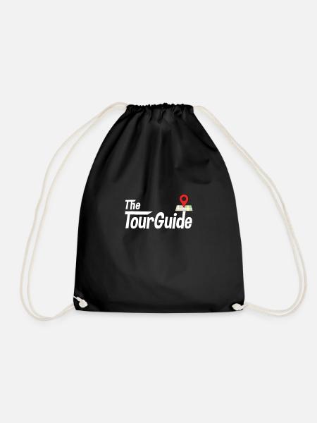 The Tourguide Reiseleiter - Turnbeutel - Schwarz