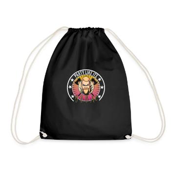 Viking - Drawstring Bag - black - Front