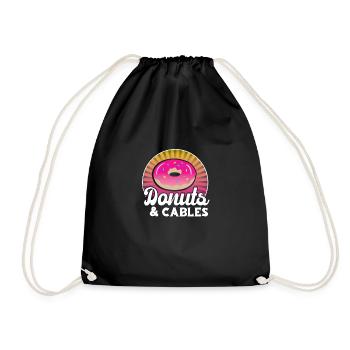 Electrician - Drawstring Bag - black - Front