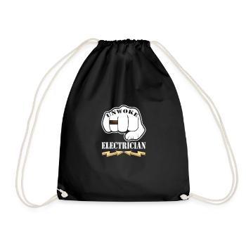 Electrician - Drawstring Bag - black - Front
