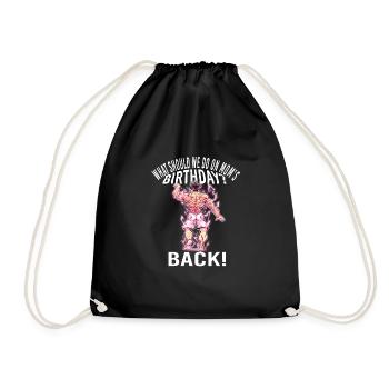 Culturisme - Sac de sport léger - noir - Devant