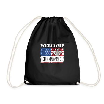 Culturisme - Sac de sport léger - noir - Devant