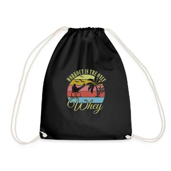 Circuit training - Drawstring Bag - black - Front