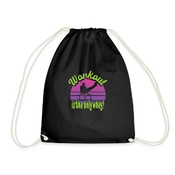 Circuit training - Drawstring Bag - black - Front