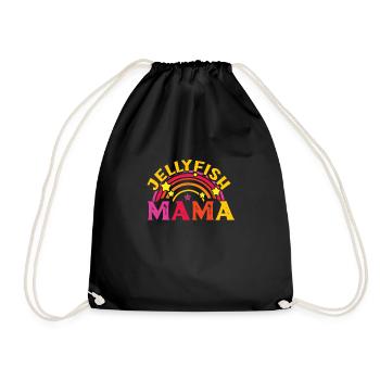Jelly Whisperer - Drawstring Bag - black - Front