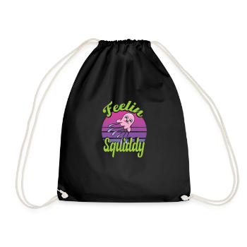 Jelly Whisperer - Drawstring Bag - black - Front