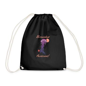 Jelly Whisperer - Drawstring Bag - black - Front
