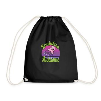 Jelly Whisperer - Drawstring Bag - black - Front