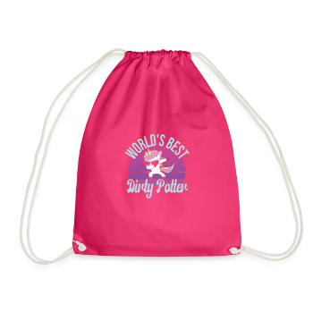 Faire de la poterie - Sac de sport léger - fuchsia - Devant
