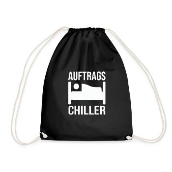 Auftrags chiller - Turnbeutel - Schwarz - Vorne