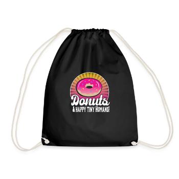 Children's nurse - Drawstring Bag - black - Front