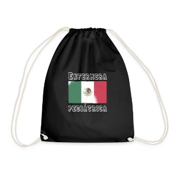 Children's nurse - Drawstring Bag - black - Front
