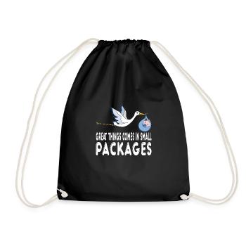 Children's nurse - Drawstring Bag - black - Front