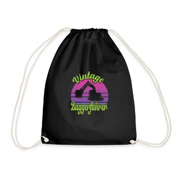 Pilote de pelle - Sac de sport léger - noir - Devant