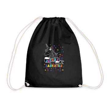 Babysitter - Drawstring Bag - black - Front