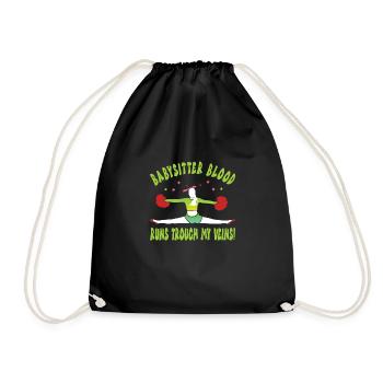 Baby-sitter - Sac de sport léger - noir - Devant
